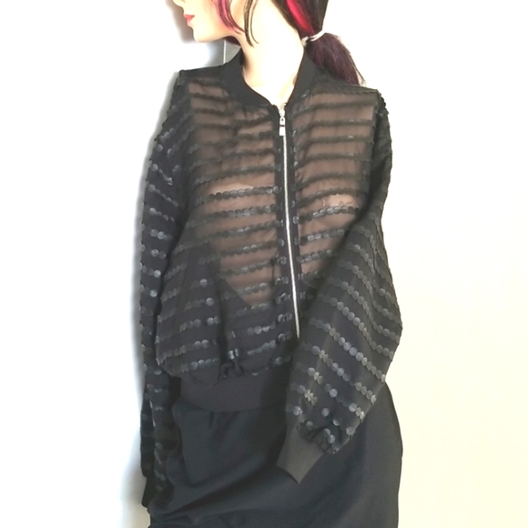 Melanie Lyne faux Leather trim jacket - Picture 3 of 11